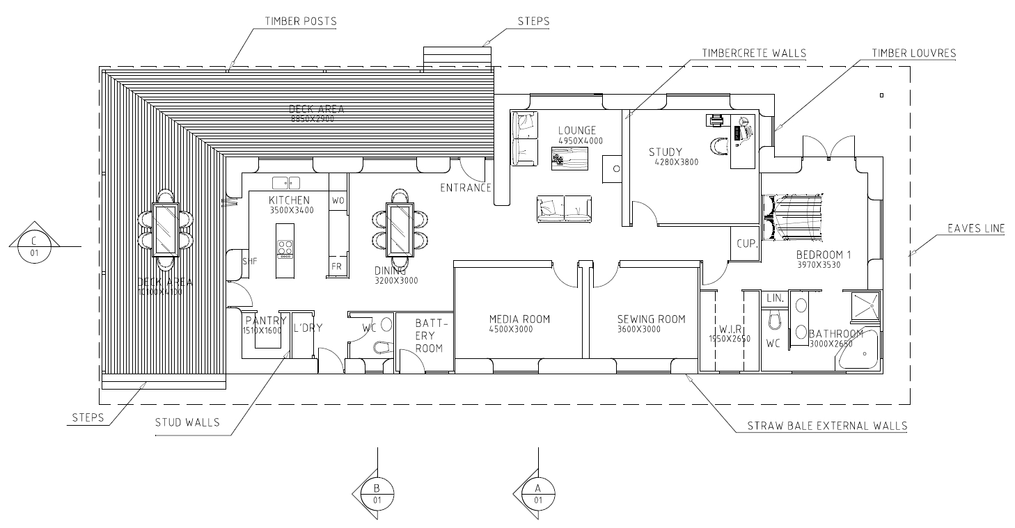 Second Draft Floor Plan