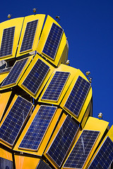 Solar Panels On Yellow