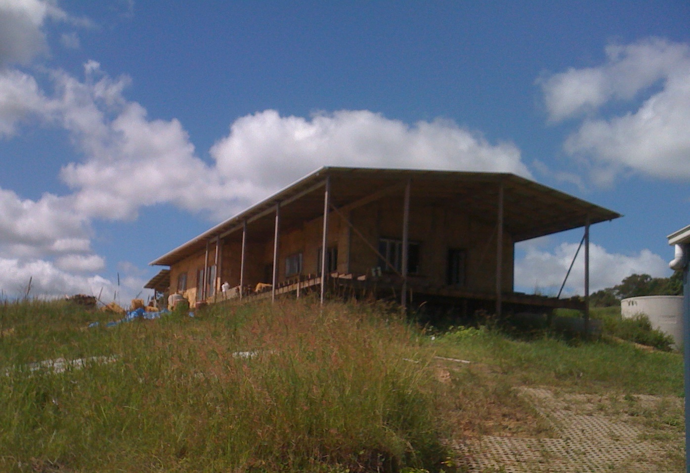 House at end of working bee